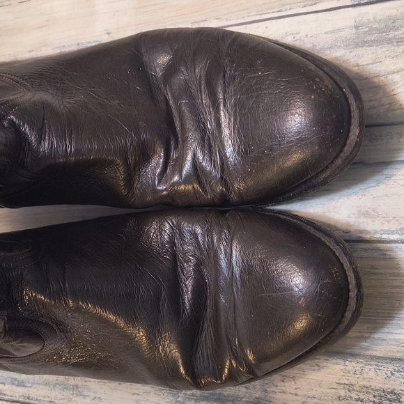 Lucchese Dark Brown Devin Boots Size 9.5 - Picture 4 of 13